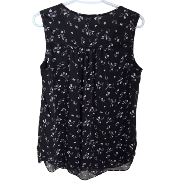 ⭐️Denver Hayes Black Blouse Tank Top Size Med - Picture 2 of 5